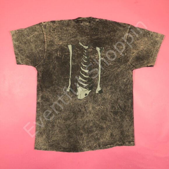 Vintage Phish Shirt Mens M Brown Acid Wash Phish Guts Single Stitch 90s Tee T - Picture 3 of 7